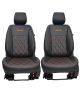 Ford Ranger Wildtrak - Black & Orange Seat Covers