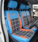 VW Transporter T6 Tartan Van Seat Covers