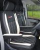 VVOLKSWAGEN VW Transporter T5 Black & White Seat Covers